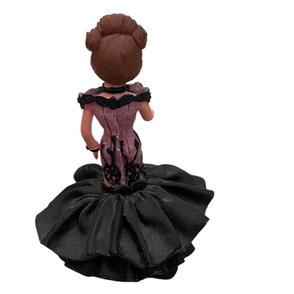 Pair Of Madame Alexander Resin "Opening Night Gala" Cinderella Figurine Pink , - Picture 3 of 11